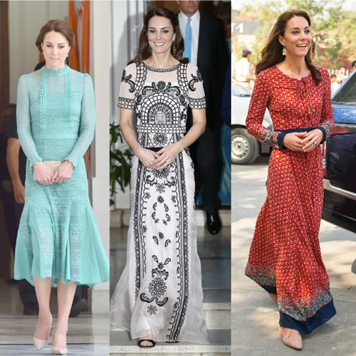 Kate Middleton: Δες όλα τα τελευταία outfits της από το ταξίδι στην Ινδία