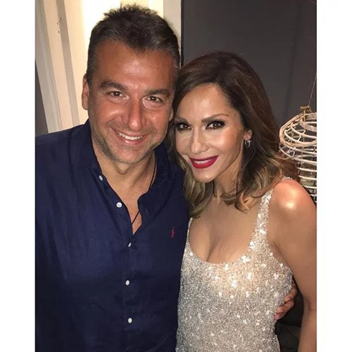 Γιώργος Λιάγκας - Φαίη Σκορδά: Η βραδινή έξοδος στην Δέσποινα Βανδή