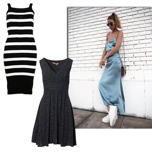 16 φορέματα που μπορείς να φορέσεις με sneakers