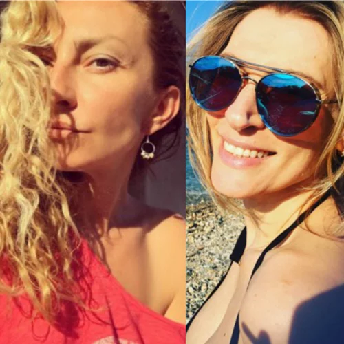 Ζέτα Δούκα - Ρούλα Ρέβη: Βόλτα στην Τήνο με τα μωρά τους