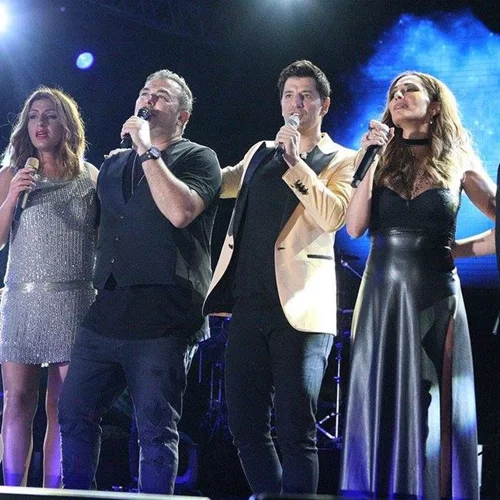 Ρουβάς - Ρέμος - Βανδή - Παπαρίζου – Μέλισσες: 35 φωτογραφίες από τη συναυλία με τους 5 Έλληνες super stars στην Κύπρο