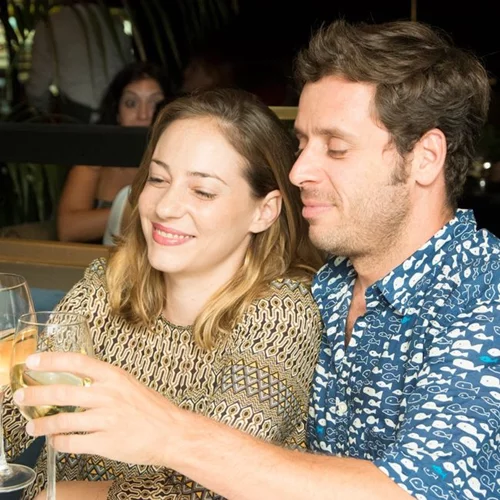 Αλεξάνδρα Ούστα – Γιάννης Σαρακατσάνης: Η πρώτη βραδινή έξοδος μετά το γάμο τους