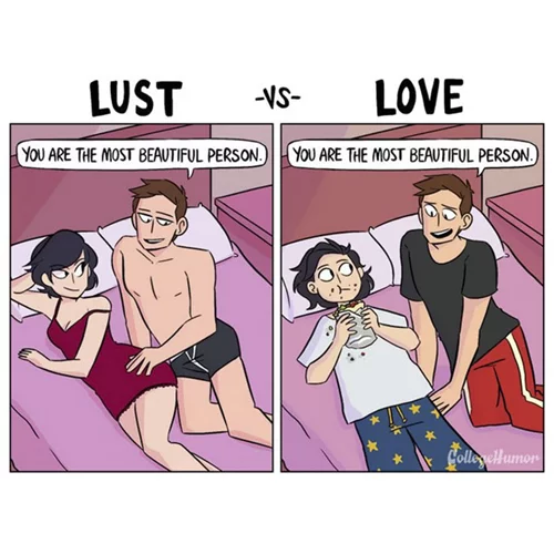 Τα αξιολάτρευτα σκίτσα που δείχνουν τη διαφορά μεταξύ πόθου και αγάπης