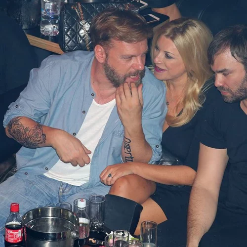 Κώστας Σπυρόπουλος- Χριστίνα Πολίτη: Η νυχτερινή έξοδος του ζευγαριού