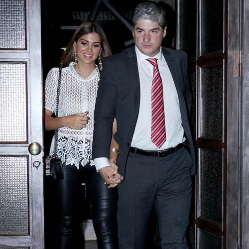 Σταματίνα Τσιμτσιλή - Θέμης Σοφός: Οι φωτογραφίες από την πρόσφατη βραδινή τους έξοδο