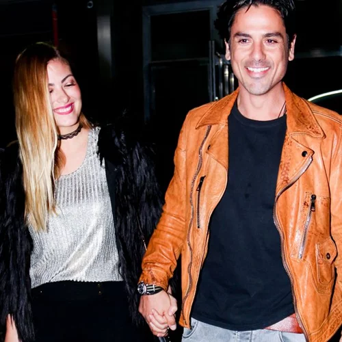 Δέσποινα Καμπούρη - Βαγγέλης Ταρασιάδης: Νυχτερινή έξοδος για το ερωτευμένο ζευγάρι