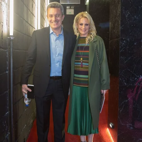 Νίκος Χατζηνικολάου - Κρίστη Τσολακάκη: Σπάνια βραδινή έξοδος