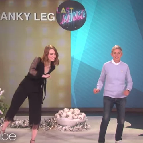 Οι χορευτικές φιγούρες της Emma Stone και της Ellen DeGeneres θα σου φτιάξουν τη μέρα!