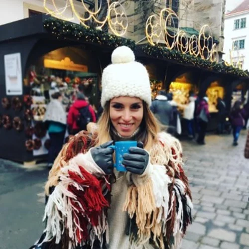 Αθηνά Οικονομάκου: Χριστούγεννα στη Βιέννη (φωτογραφίες)