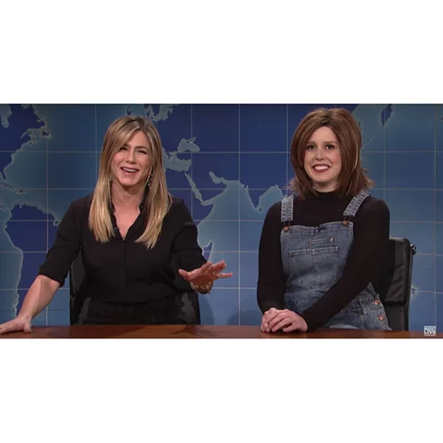 Jennifer Aniston: Η τηλεοπτική συνάντηση με τη μίμο της (βίντεο)
