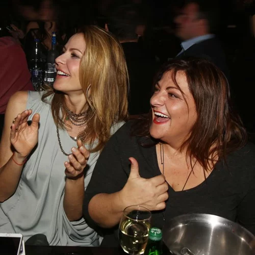 Τζένη Μπαλατσινού - Βίκυ Σταυροπούλου: Όλες οι φωτογραφίες από τη βραδινή τους έξοδο