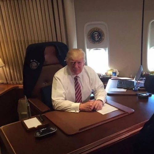 Donald Trump: Έκανε το πρώτο του ταξίδι με το Air Force One!