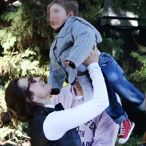 Ευδοκία Ρουμελιώτη: Καθημερινές στιγμές με το γιο της