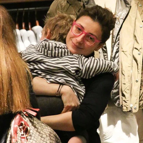 Ευδοκία Ρουμελιώτη: Καθημερινές στιγμές με το γιο της