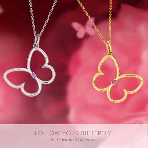 Άγιος Βαλεντίνος 2017: Ακολούθησε τις πεταλούδες του έρωτα με το υπέροχο κόσμημα του οίκου Zolotas