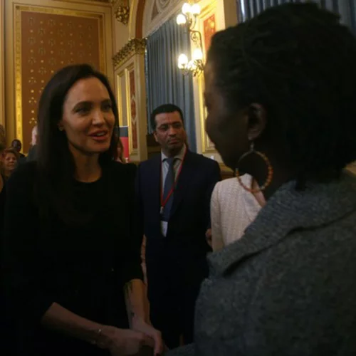 Angelina Jolie: Κάνει έκκληση για τα θύματα της σεξουαλικής βίας