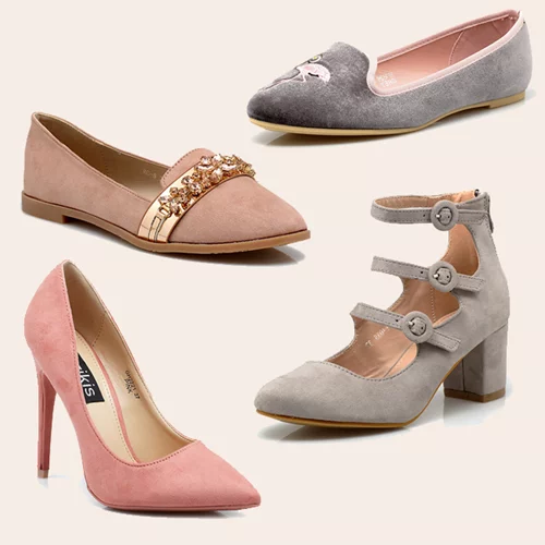 Ροζ & Γκρι: 10 παπούτσια για ανοιξιάτικο στυλ από τώρα!