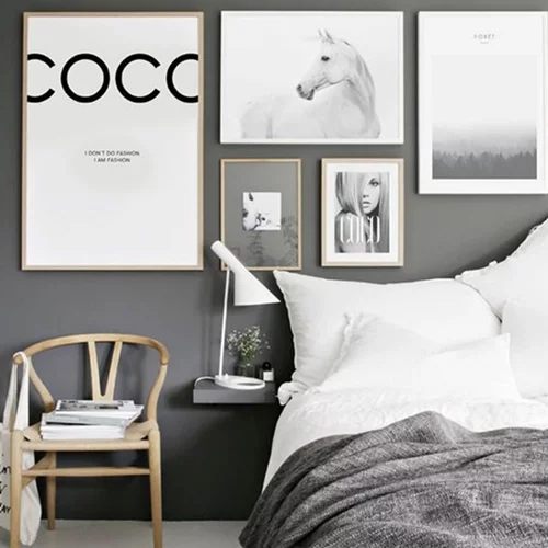 10 ιδέες για τη διακόσμηση του τοίχου στο υπνοδωμάτιο