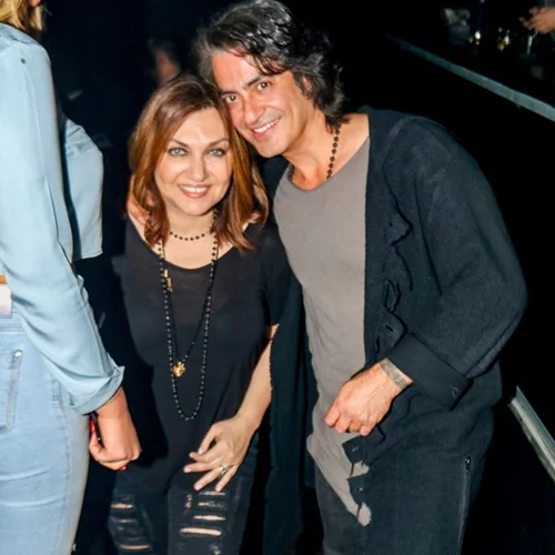 Καίτη Γαρμπή - Διονύσης Σχοινάς: Νυχτερινή έξοδος για το ζευγάρι