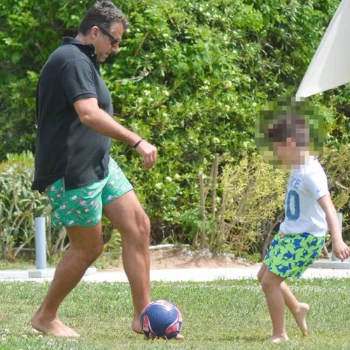 Γιώργος Λιάγκας: Ευτυχισμένες στιγμές με τον γιο του