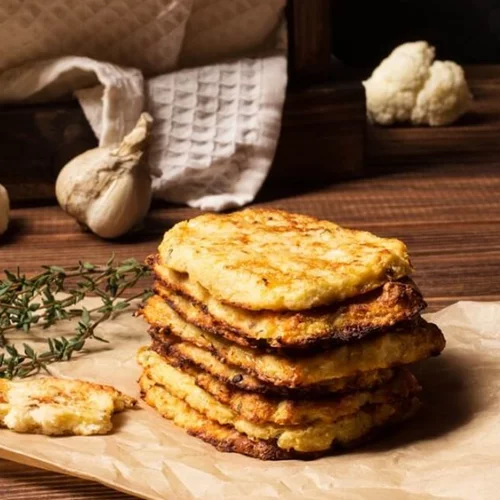 Vegan τηγανίτες γλυκοπατάτας με γουακαμόλε