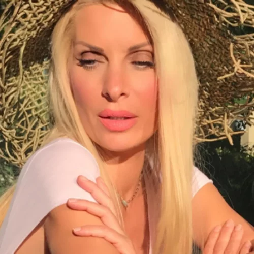 Ελένη Μενεγάκη: Οι χαλαρές στιγμές κατά τη διάρκεια του Σαββατοκύριακου