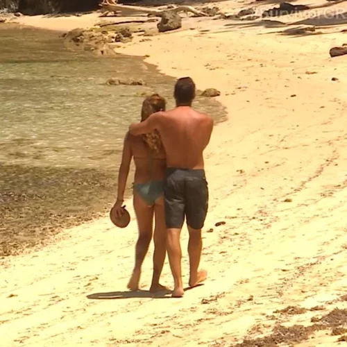 Ευρυδίκη Βαλαβάνη - Κωνσταντίνος Βασάλος: Η θερμή αγκαλιά και τα βλέμματα όλο νόημα