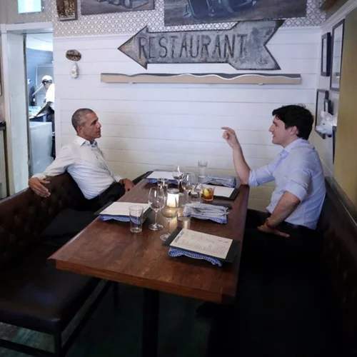 Barack Obama: Η συνάντηση του με τον Justin Trudeau