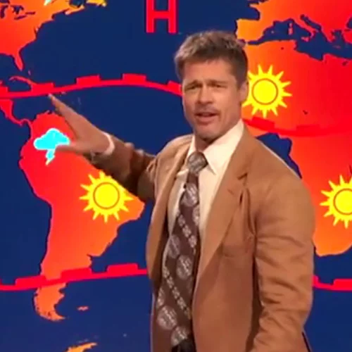 Brad Pitt: Περιγράφει την κλιματική αλλαγή σε ρόλο...μετεωρολόγου!