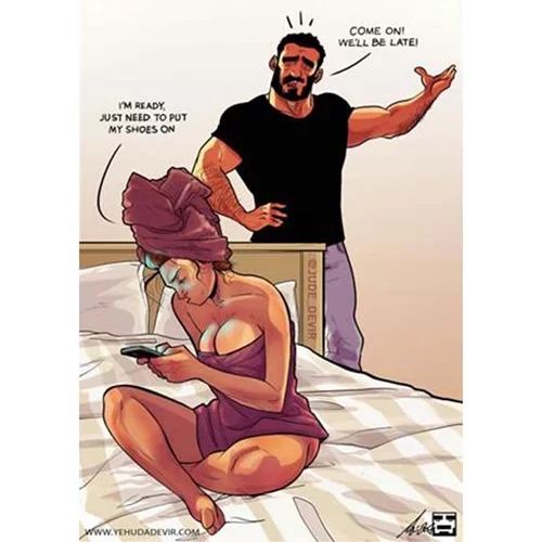 Τα υπέροχα σκίτσα ενός κομίστα που περιγράφουν τη ζωή με τη γυναίκα του