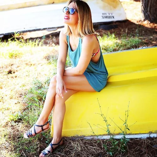 Μαρία Ηλιάκη: Διακοπές στην Κίμωλο