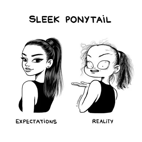 Τα προβλήματα των γυναικείων μαλλιών σε δέκα χιουμοριστικά σκίτσα