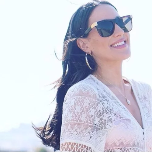 Μαλού Κυριακοπούλου: Έξοδος στο Ακρωτήρι στον 8ο μήνα της εγκυμοσύνης της