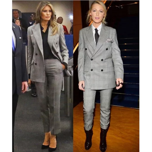 Blake Lively – Melania Trump: Ποια φόρεσε καλύτερα το γκρι κοστούμι;