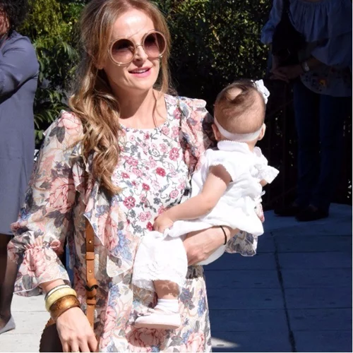 Σταύρος Ξαρχάκος - Ηρώ Σαΐα: Φωτογραφίες από την βάφτιση των παιδιών τους