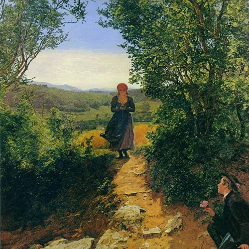 Πίνακας του 19ου αιώνα απεικονίζει γυναίκα να κρατά... κινητό!