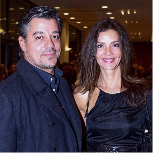 Κατερίνα Λέχου | Σπάνια βραδινή έξοδος με τον σύζυγό της