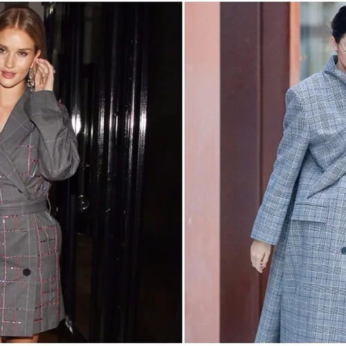 Πώς να φορέσεις το καρό παλτό σε πρωινό και βραδινό look | 5 celebrities μας δίνουν ιδέες