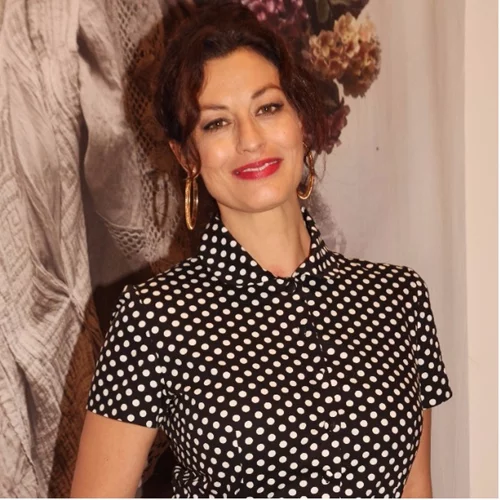 Δωροθέα Μερκούρη | Με total black look σε βραδινή έξοδο