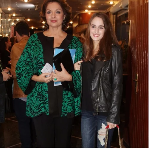 Άντζελα Γκερέκου | Βραδινή έξοδος με την κόρη της, Μαρία