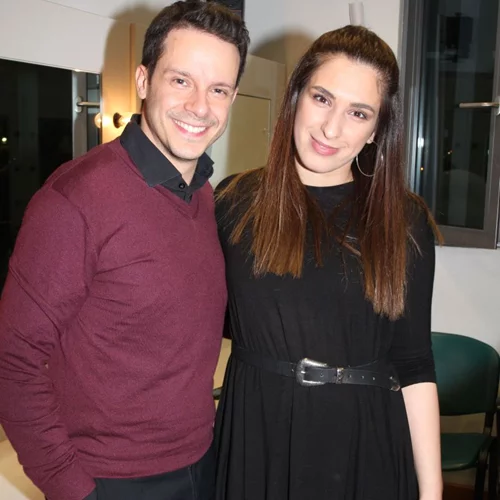 Αντιγόνη Ψυχράμη | Στην θεατρική πρεμιέρα του Δημήτρη Μακαλιά