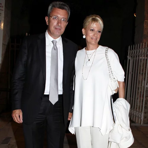 Νίκος Χατζηνικολάου & Κρίστι Τσολακάκη | Σπάνια βραδινή έξοδος