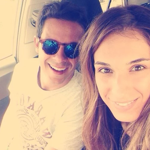 Αντιγόνη Ψυχράμη & Δημήτρης Μακαλιάς | Η γλυκιά φωτογραφία με το μωράκι τους