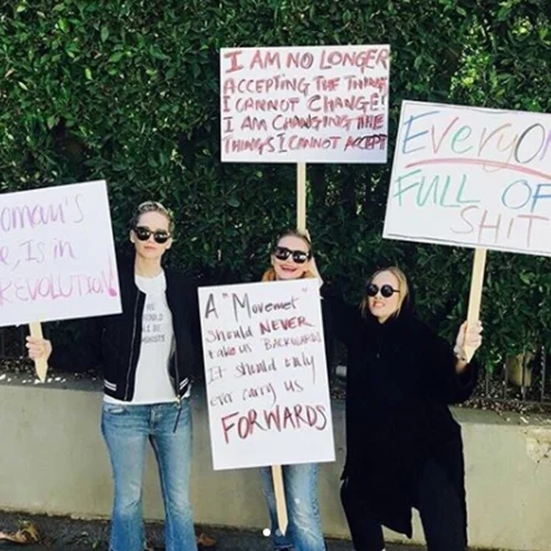 #womensmarch2018 | Ποιες stars βρέθηκαν στις φετινές διαδηλώσεις;