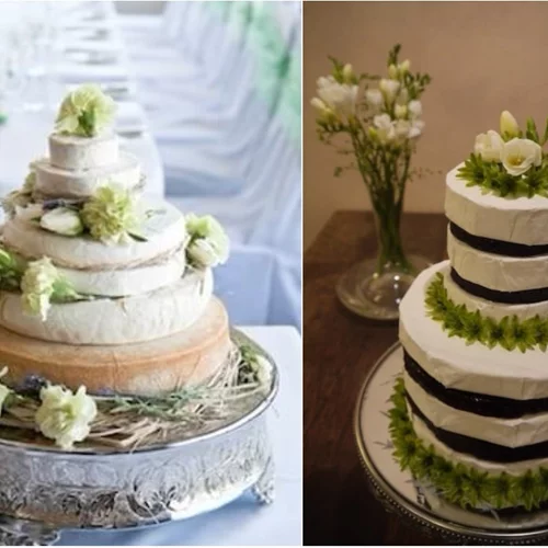 Κι όμως, αυτές οι γαμήλιες τούρτες είναι φτιαγμένες από... τυριά και είναι η νέα τάση!