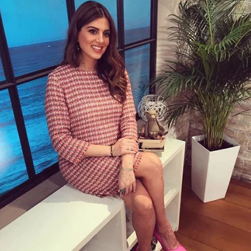 Σταματίνα Τσιμτσιλή | Χαμογελαστή στον 8ο μήνα της εγκυμοσύνης της