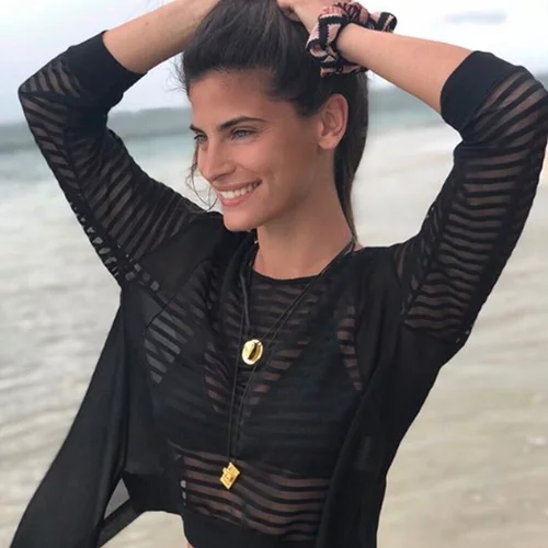 Χριστίνα Μπόμπα | Το video από την παραλία στον Άγιο Δομίνικο