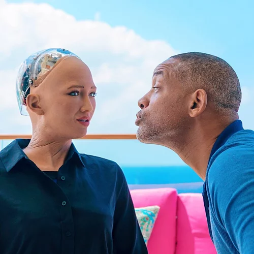 Ο Will Smith φλερτάρει με ένα ρομπότ και το αποτέλεσμα είναι ξεκαρδιστικό!