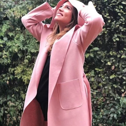 Αθηνά Οικονομάκου | Η πρώτη της βόλτα μετά την εγκυμοσύνη