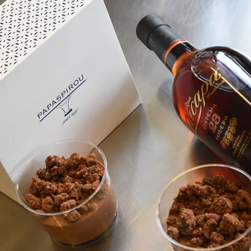 Είσαι chocolate addict; Έχουμε τη συνταγή για το πιο απολαυστικό γλυκό με την υπογραφή του Φίλιππου Παπασπύρου και το άρωμα του ρουμιού Zacapa Solera 23